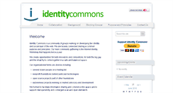 Desktop Screenshot of identitycommons.net